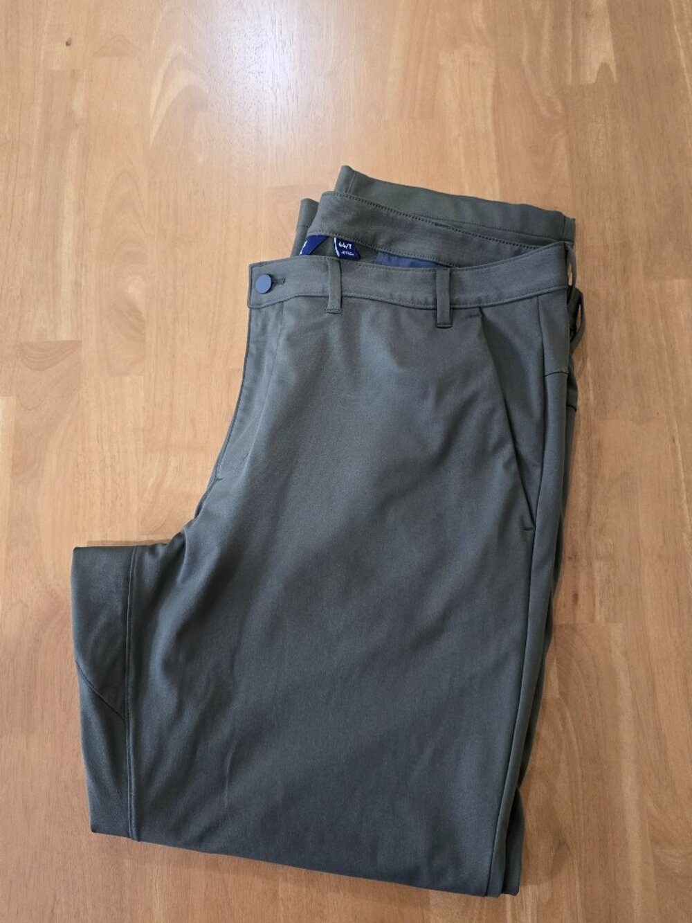 Lands' End Men's Performance Golf Pants Tall Olive Green Stretch Size‎ 44/T